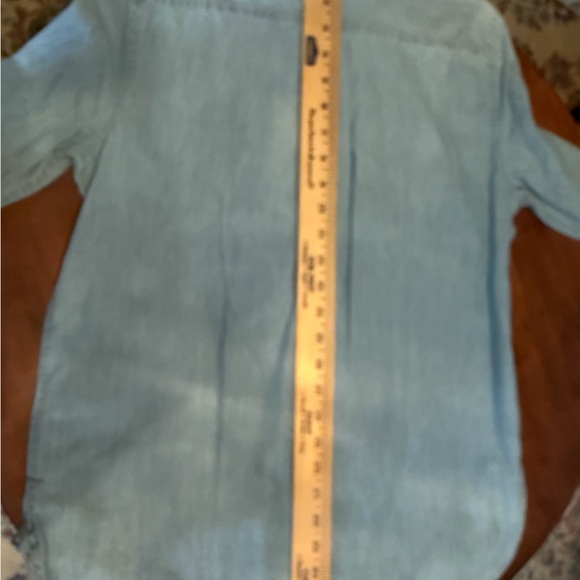 J. Crew Soft Blue Chambray Shirt Sz 8 NWT $ 98 - Picture 7 of 9